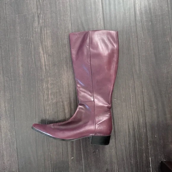 Nine West boots in Wine leather - Picture 5 of 6
